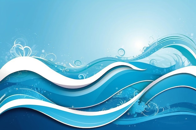 Wave Background stock illustration