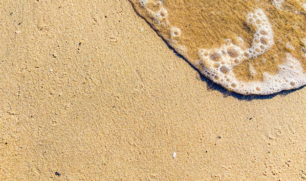 ビーチの波空の熱帯のビーチの背景夏のビーチの背景