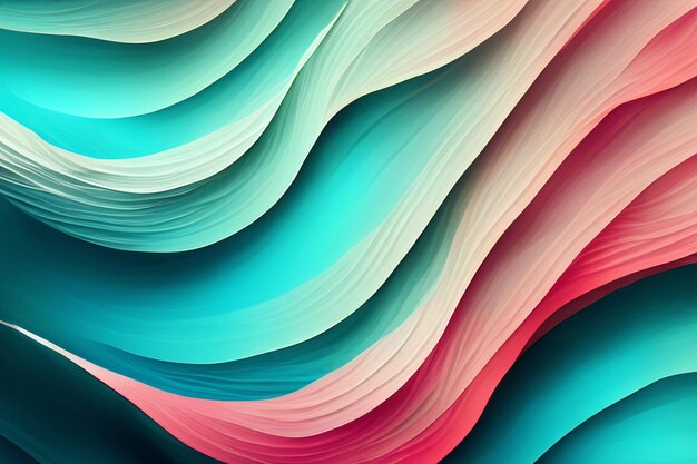 wave color gradient abstract background