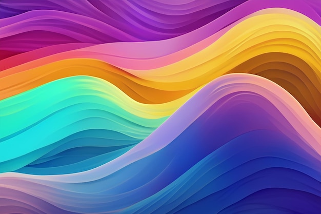 цветовой градиент волны абстрактный фон
