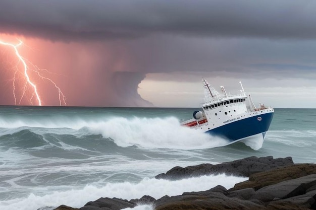 Foto onde che si schiantano sulla riva con l'acqua schiumosa e spruzzano creando un astratto caotico