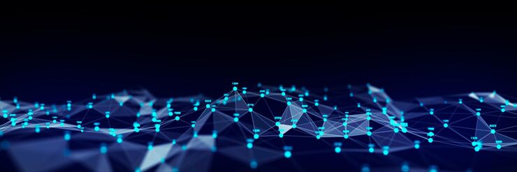 Photo a wave of cybersecurity data algorithms binary code data transfer analysis digital data flow network security technology 3d rendering