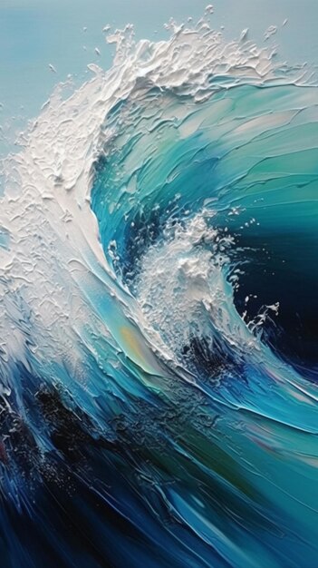 The wave is a painting by person