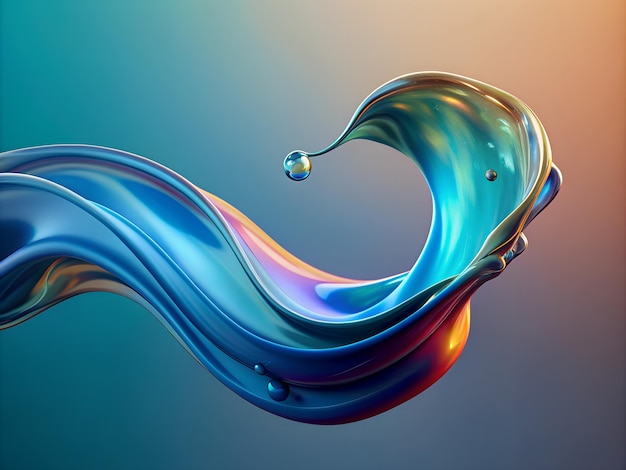 Photo wave liquid shape color background art design for your design project