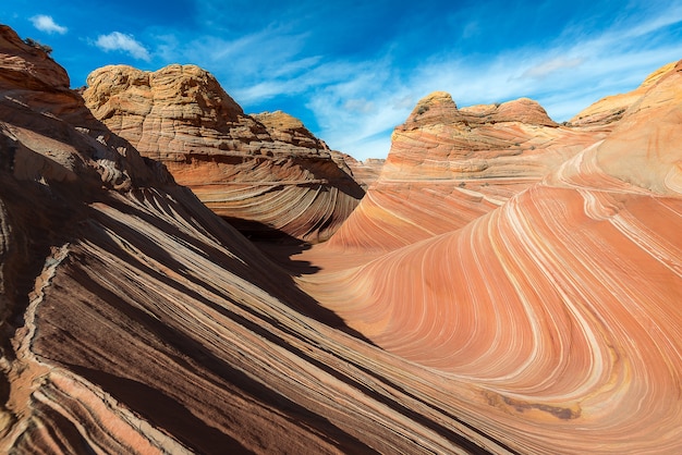 The Wave in North  Coyote Buttes
