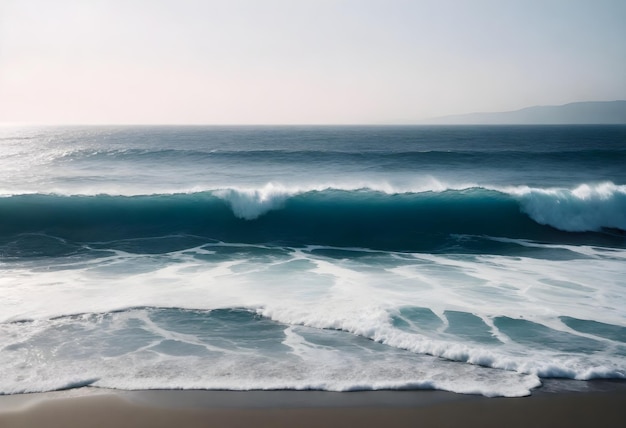 a wave in the ocean is about to crash into shore