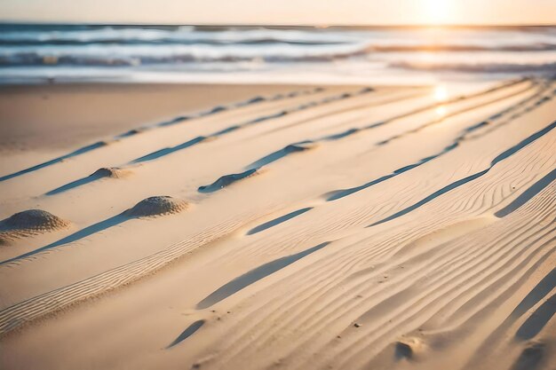 海の波がやってくる