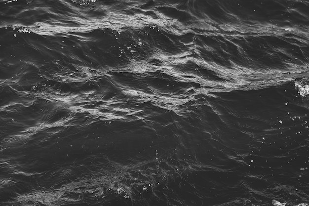 Wave pattern surface fresh or sea reservoir. Wallpaper background of lapping river waves on water surface sea or ocean waves. Backgrounds nature wallpapers concept. Photo ripples lake. Copy space