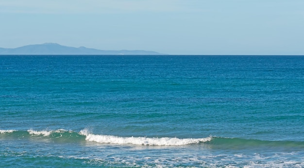 Wave in Platamona beach Sardinia