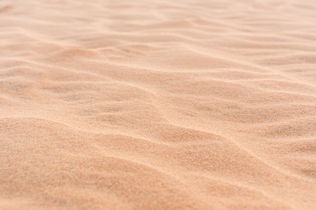 Wave of sand texture with copy space.