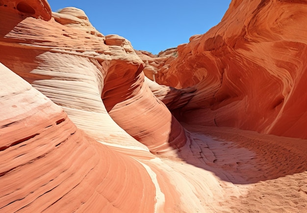 The Wave Sandstone Formations nature landscape Canyon in deserts