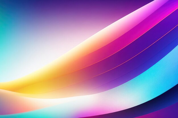 a wave shaped gradient mesh illustration modern background ai generative