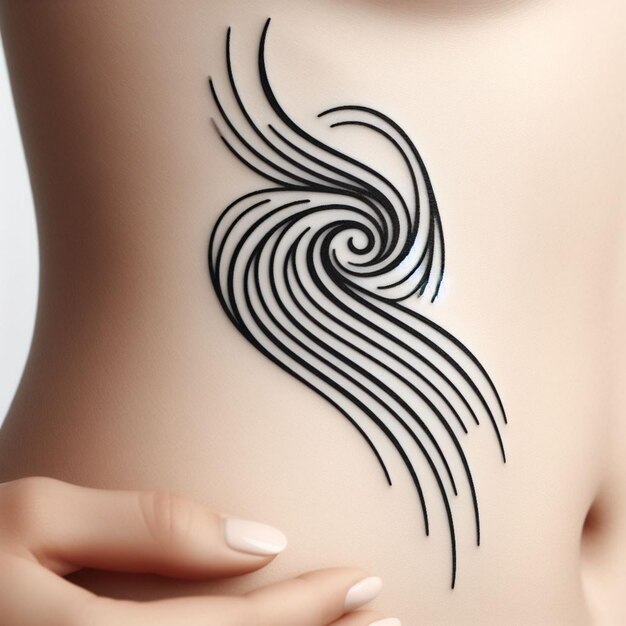 wave tattoo tattoo design