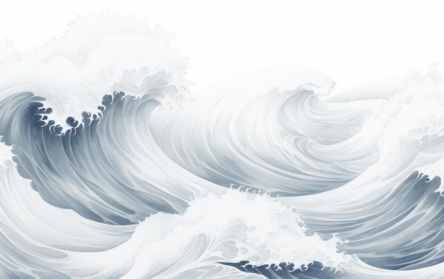 Wave textures white background