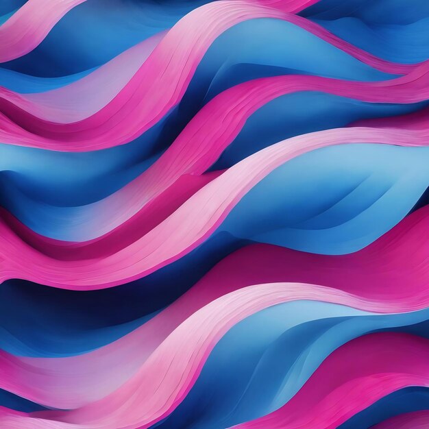 A wave with a blue and pink background