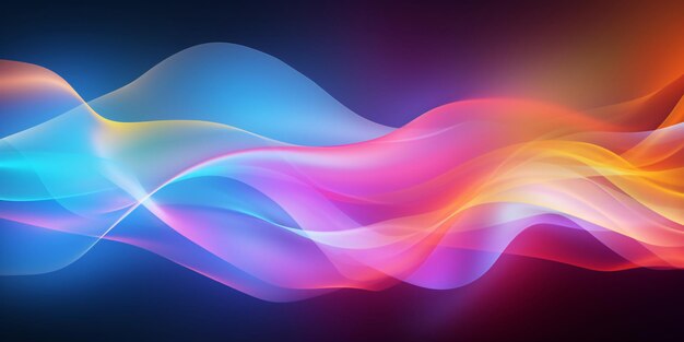 a wave with the colors of the rainbowAbstract background with wavy lines wallpaper gradient abstrac