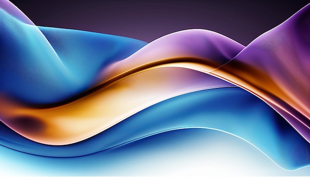 Волны абстрактный фон градиент цвета UI UX дизайн