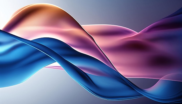 Waves abstract background gradient color UI UX Design