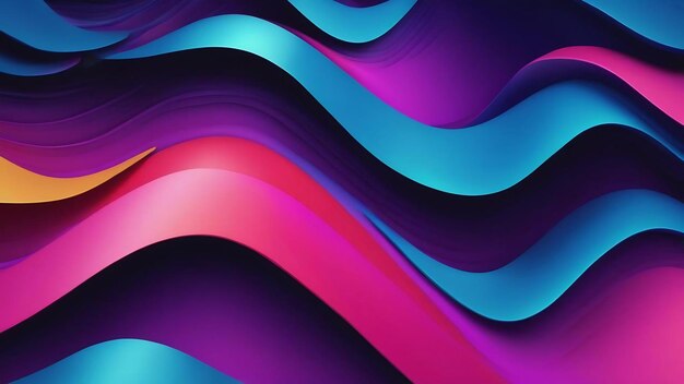 Waves abstract background gradient color ui ux design