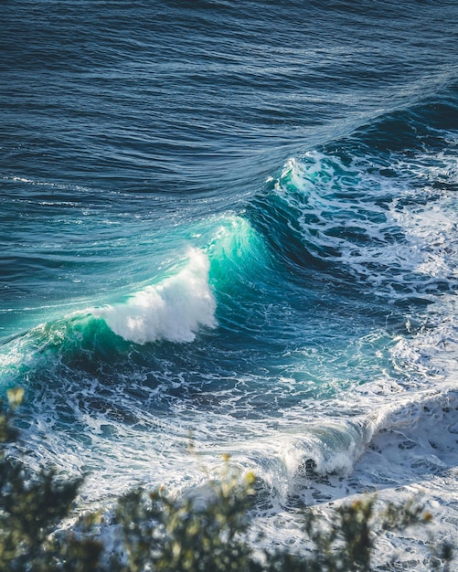 Waves breaking on the north coast of Tenerife