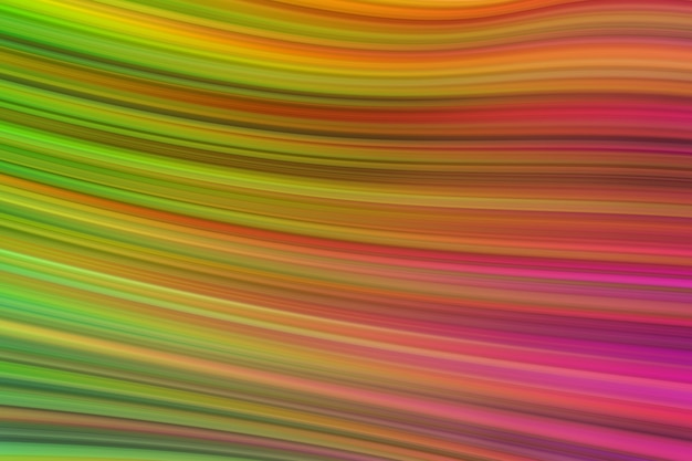 waves of colored lines