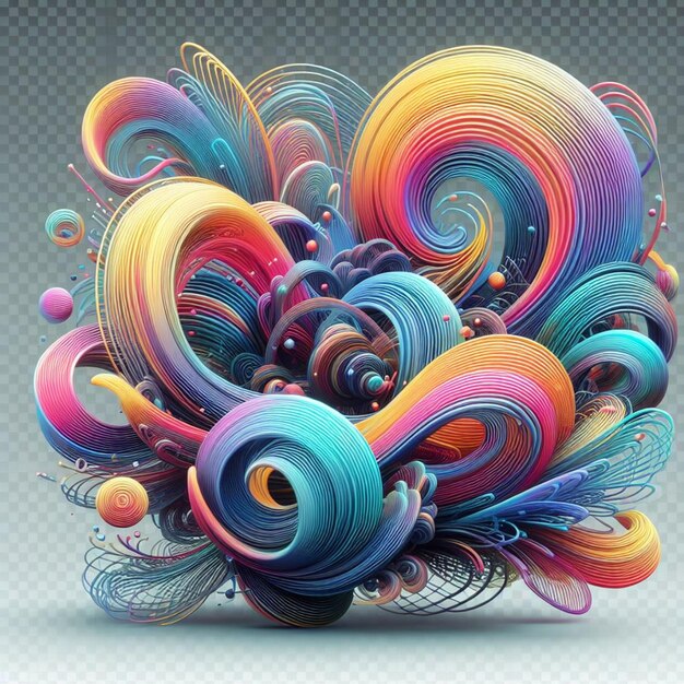 Waves of Creativity in Bright Colors