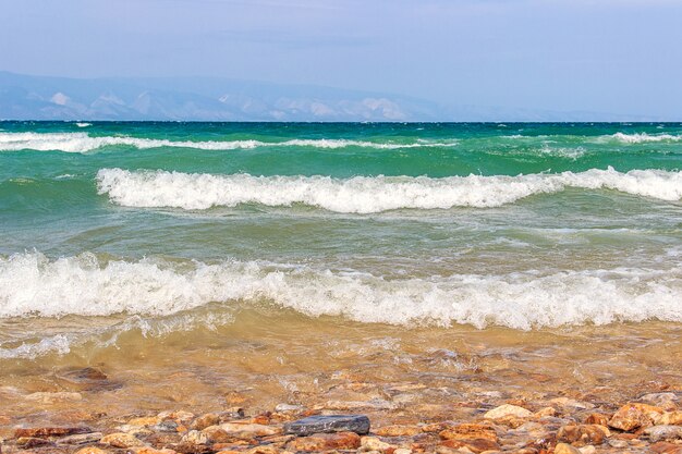 Waves on Lake Baikal