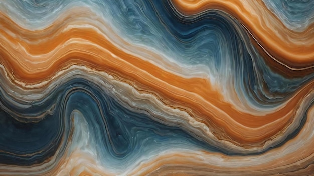 Waves in light agate structure