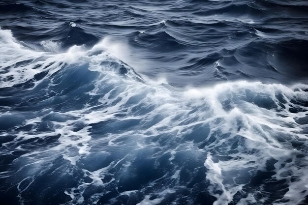 Waves in the ocean neural network ai generated