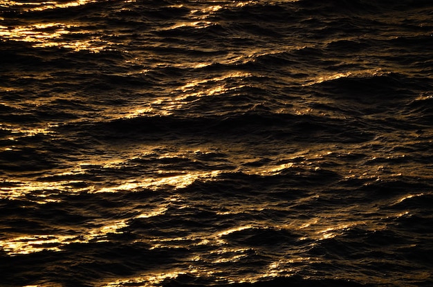 Waves at sunrise