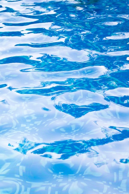 Waves on a surface of water in pool