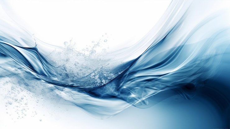 Photo waves with abstract white on soft light background modern futuristic concept modern abstract template design abstract wavy liquid on white background