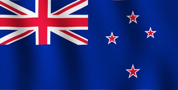 Foto bandiera della nuova zelanda