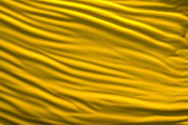 Waving yellow material