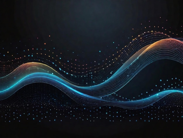 Wavy Abstract Background