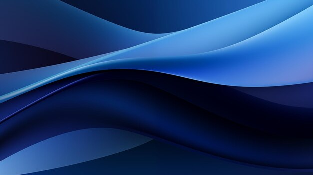 Wavy blue gradient color background