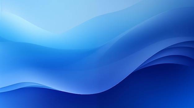 Wavy blue gradient color background