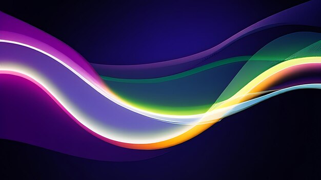 wavy colorful abstract background