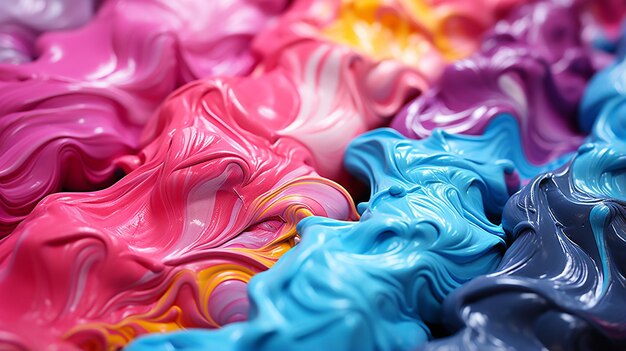 wavy colorful background HD 8k wall paper Stock Photographic image