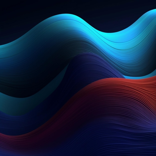 wavy colorful background