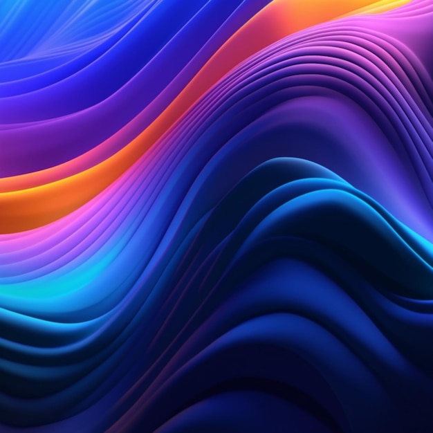 wavy colorful background