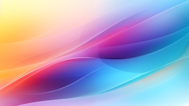 wavy colorful gradient color background