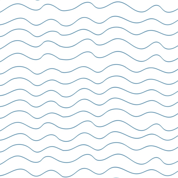 ワイブドードルパターン png 透明な背景 青いシンプルなデザイン