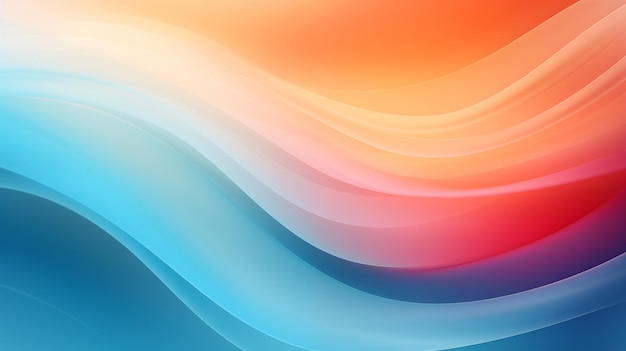 wavy gradient color background