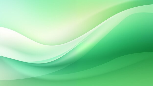 wavy green gradient color background