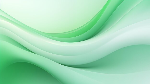wavy green gradient color background
