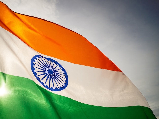 The wavy Indian flag