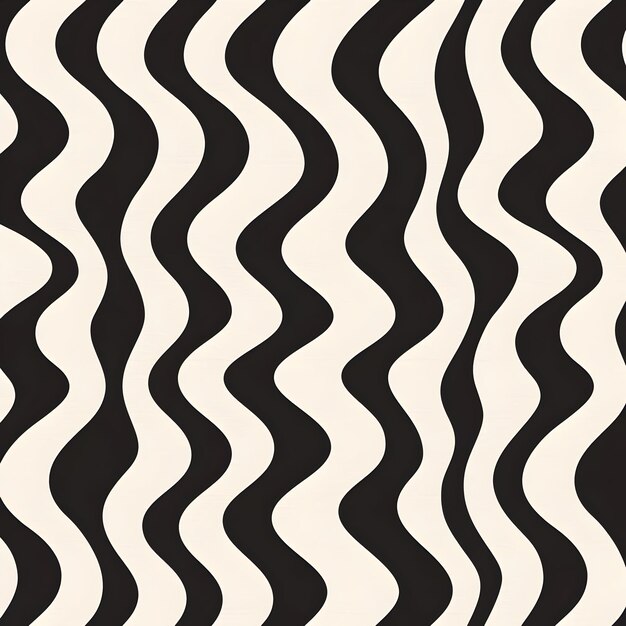Wavy lines in geometric shapes pattern in the style of simple