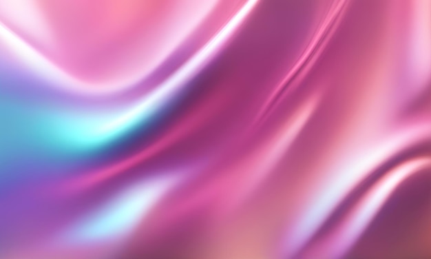 Wavy metallic holographic iridescent design digital background graphic banner website poster gift card template artwork for website decorations or your print on demand business generated by ai