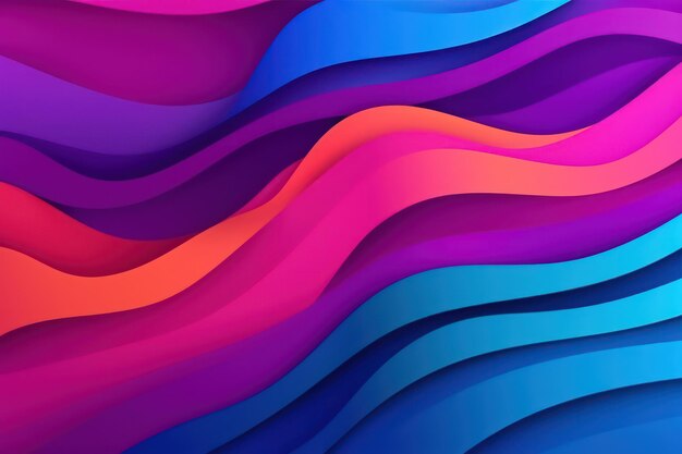 Wavy multicolor background wavy colorful background abstract 3d waves background flow background col